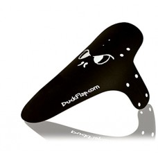 Bicycle Mud Guard - Duck Flap is like a Fender. Road bikes  BMX  Mountain Bikes  Trail Bikes. Works on Front or Rear of bike. No tools to install. Black on one side - B017PNK734